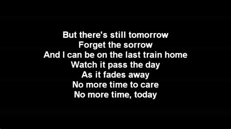 last train home lyrics